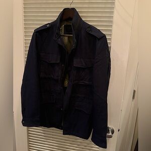 Banana Republic Rain Jacket - Navy Blue - Size Small